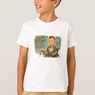 Camiseta 2026 Ano Novo “Mesmo Coração Guerreiro” Inclusivo 