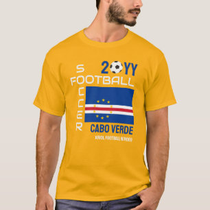 Camiseta 2026 Cabo Verde Futebol Personalizado CAPE VERDE F