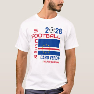 Camiseta 2026 Cabo Verde Futebol Personalizado CAPE VERDE F