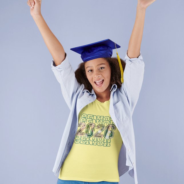 Camiseta 2026 Custom Photo Graduation T-Shirt (Criador carregado)