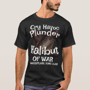 Camiseta 2026 Grita Devastação Saqueie Halibute da Guerra