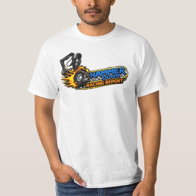 Camiseta 2026 Hammer Down Racing Report (Frente)