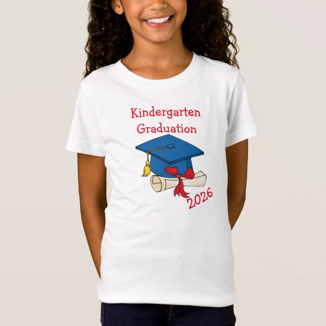 Camiseta 2026 Kindergarten Graduation Tee Shirt (Frente)
