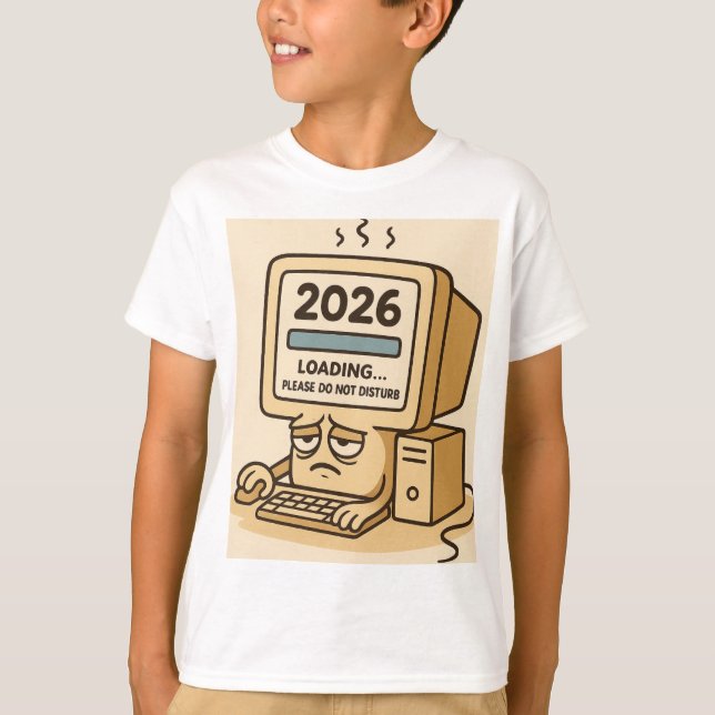 Camiseta “2026 Loading… System Too Tired” (Frente)