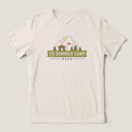 Camiseta 2026 Logo - Oatmeal Corte Feminino