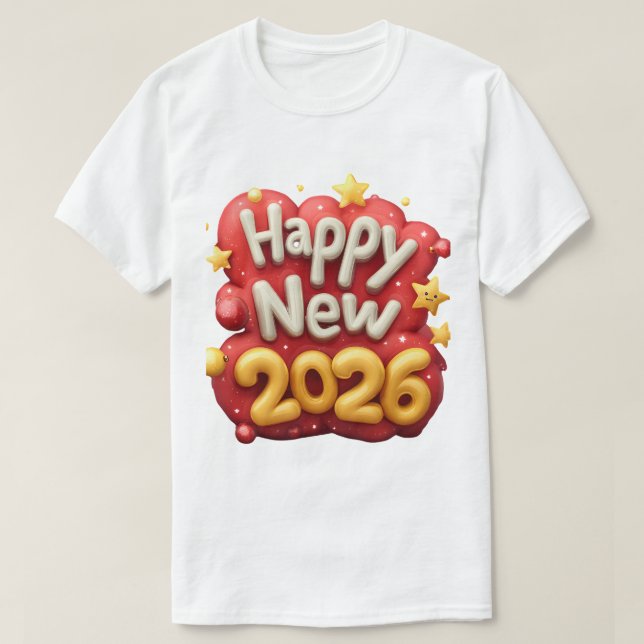 Camiseta 2026 new year  (Frente do Design)