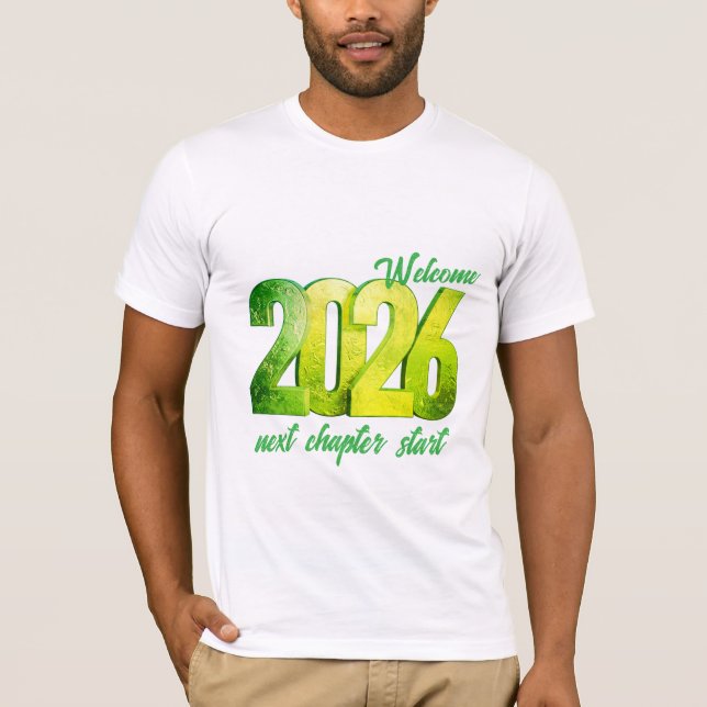 CAMISETA 2026 NEW YEAR BELLA+CANVAS JERSEY SHORT SLEEVE (Frente)