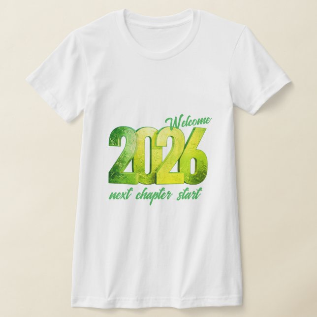 CAMISETA 2026 NEW YEAR WOMENS BELLA+CANVAS SLIM FIT T SHIRT (Postura )