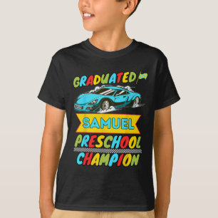 Camiseta 2026 Samuel Personalizado Último Dia De Pré-Escola