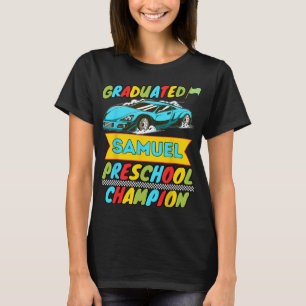Camiseta 2026 Samuel Personalizado Último Dia De Pré-Escola