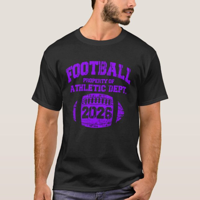 Camiseta 2026 Senior High School Football College Team Grad (Frente)
