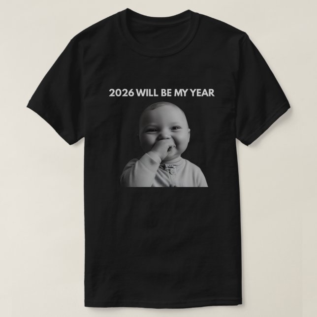 Camiseta 2026 Será Meu Ano (Frente do Design)