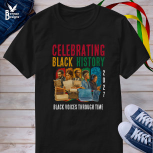CAMISETA 2027 VOZES COMEMORATIVAS ATRAVÉS DO TEMPO HISTÓRIA