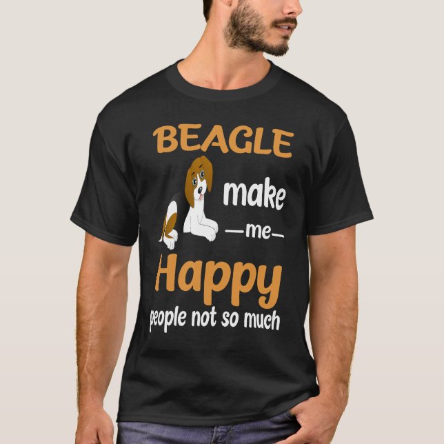Camiseta 207 Beagle Faça Me Feliz (Frente)