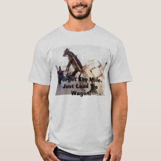 Camiseta 207, esquecem a carga de Mule.Just o vagão!