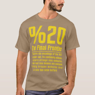 Camiseta 20 A Fronteira Final Alt Roufxis