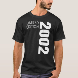 Camiseta 20 Aniversário Damas Mens 20 Anos 2002