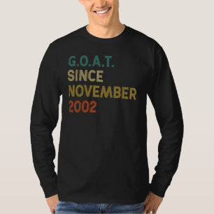 Camiseta 20 Aniversário De 20 Anos De Idade Caprino Desde N
