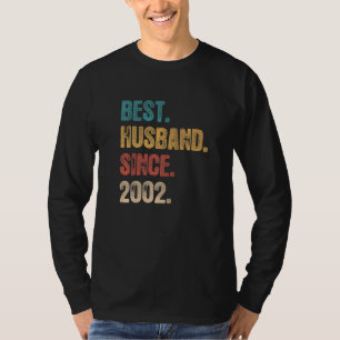 Camiseta 20 Aniversário De Casamento Para O Melhor Marido D
