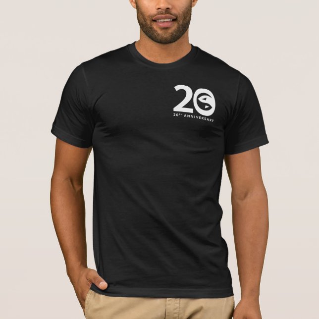 CAMISETA 20 ANOS DE MAXIMIZAR MINHAS POSSIBILIDADES (Frente)
