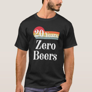Camiseta 20 Anos De Sober Recovery Celebra Vinte Anos