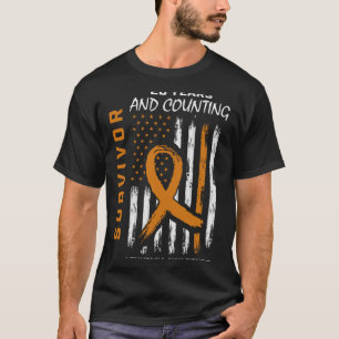 Camiseta 20 anos de Sobrevivente de câncer de Leucemia Pres