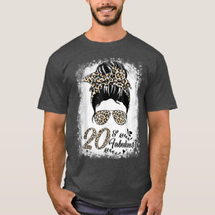 Camiseta 20 anos Fabuloso Nascimento 20 de Leopard de Arma