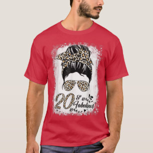 Camiseta 20 anos Fabuloso Nascimento 20 de Leopard de Arma 