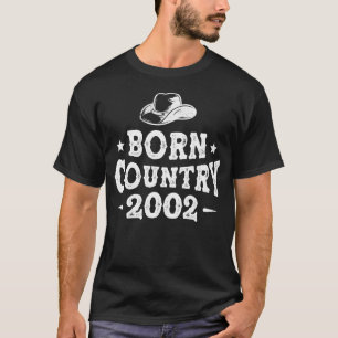 Camiseta 20 anos Western Country Music 2002 20 Birth