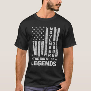 Camiseta 20 Birthday Deu Novembro De 2000 O Nascimento Da L