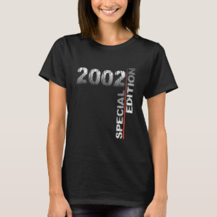 Camiseta 20 Birthday Men Special Edition 2002 Aniversário