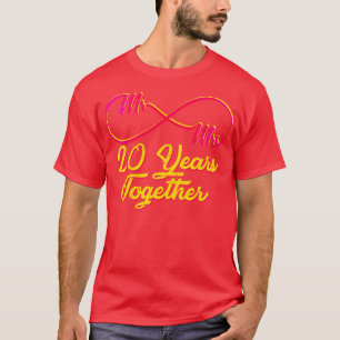 Camiseta 20 Casamento Aniversário 20 Anos De Casamento 2