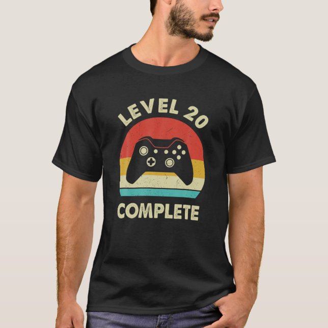 Camiseta 20 de Nível Concluído - Annive de Casamento Retroa (Frente)