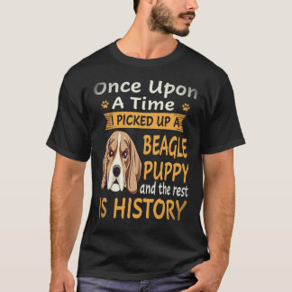 Camiseta 20 Era Uma Vez - Beagle Cachorrinho Beagle