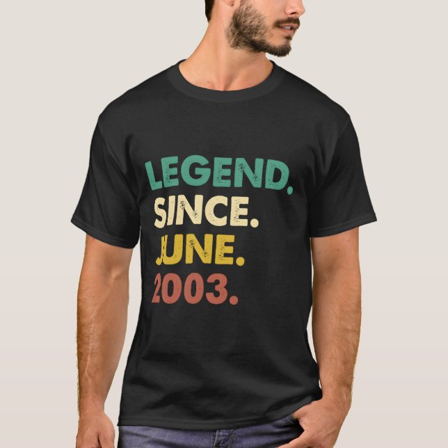 Camiseta 20 Legend Since June 2003 20Th (Frente)