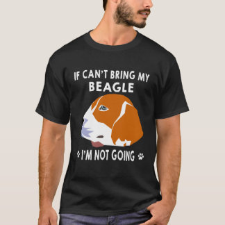 Camiseta 20 Se eu não puder trazer meu beagle eu não vou