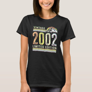 Camiseta 20 Year Old Vintage 2002 20th Birthday