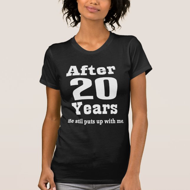 Camiseta 20o Aniversário (engraçado) (Frente)