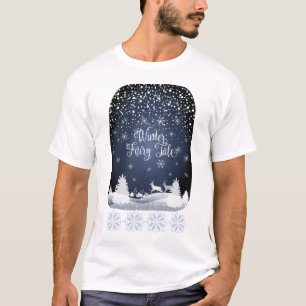 Camiseta 20XX Fada de inverno Fada de inverno SnowyLandscap