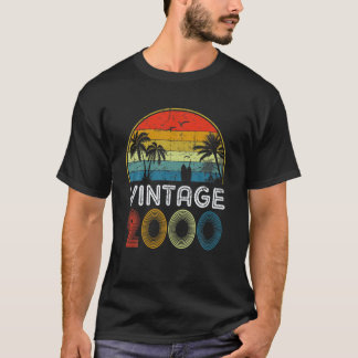 Camiseta 21º Presente De Aniversário Vintage Para Homens E