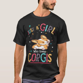 Camiseta 212 Apenas Uma Menina Que Ama Corgi