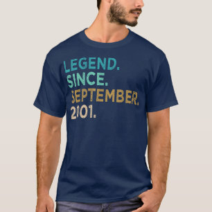 Camiseta 21 Anos Engraçado Desde Setembro De 2001 21