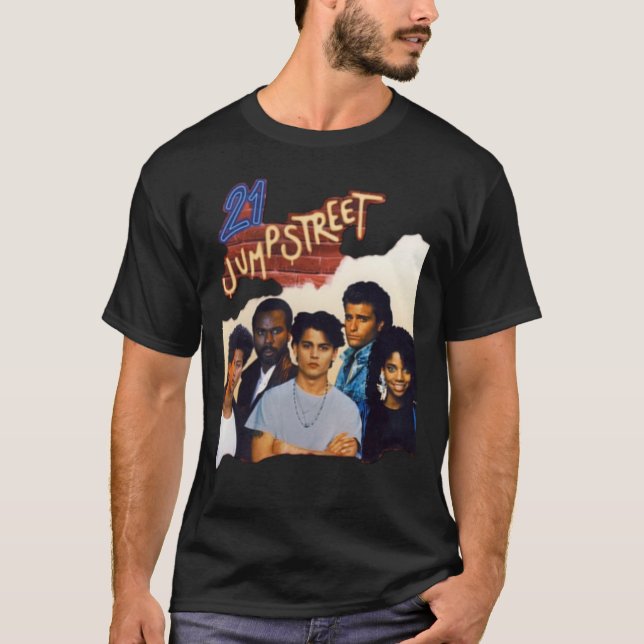 Camiseta 21 Jump Street Cast Essential T-Shirt (Frente)