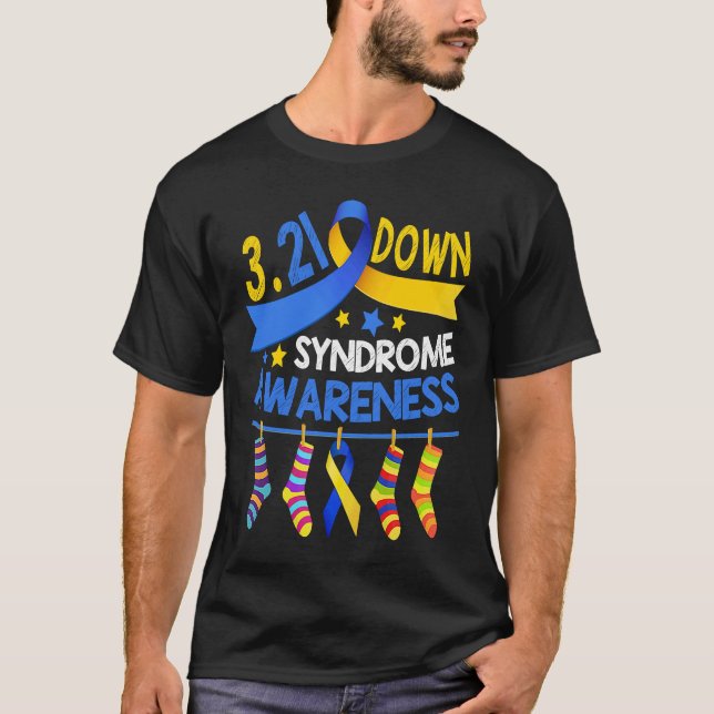 Camiseta 21 March World Down Syndrome Awareness Day Socks R (Frente)