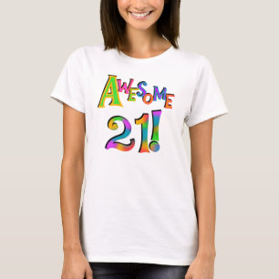 Camiseta 21 t-shirt e presentes impressionantes do
