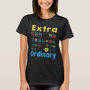 Camiseta 21 Xx Sindroma Extra Cromossoma Rapariga Mundo Aba