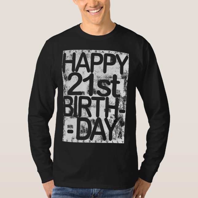 Camiseta 21st Birth Day  (Frente)