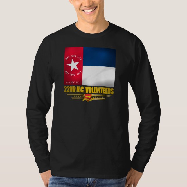 Camiseta 22ª Infância Voluntária da Carolina do Norte (Frente)