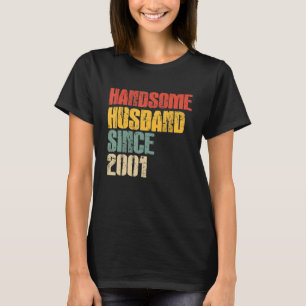 Camiseta 22º Aniversário de Casamento para Him Bonito