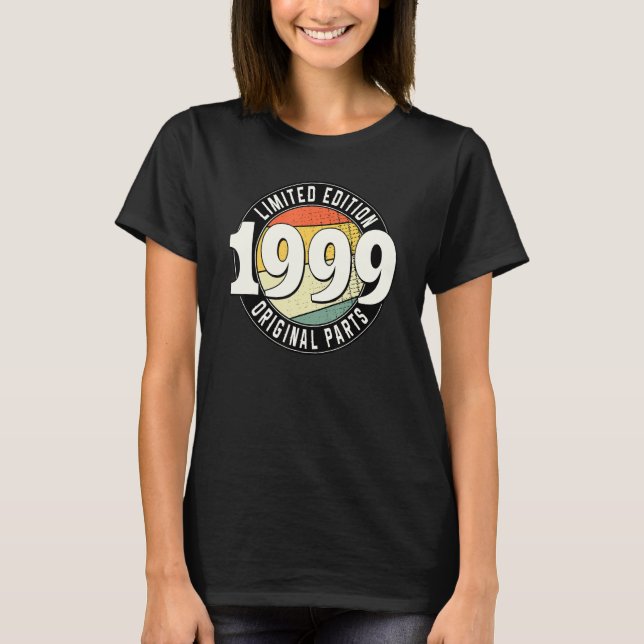 Camiseta 22º aniversário Edição de 1999 Partes originais Vi (Frente)